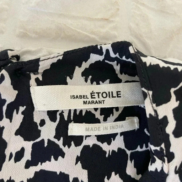 Isabel Marant Selwyn ruched printed dress - Picture 10 of 16